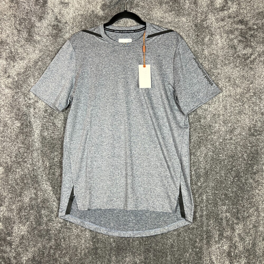 Vivint Shirt Mens Small Gray Performance Short Sleeve Crewneck Employee New
